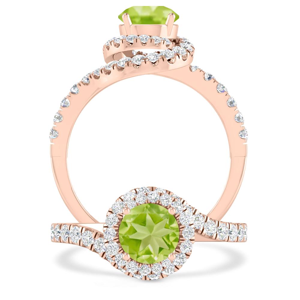 Rose Gold - Peridot