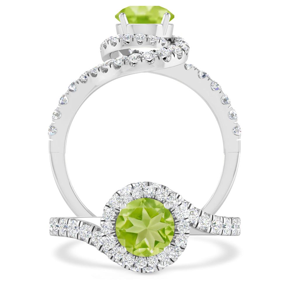 White Gold - Peridot