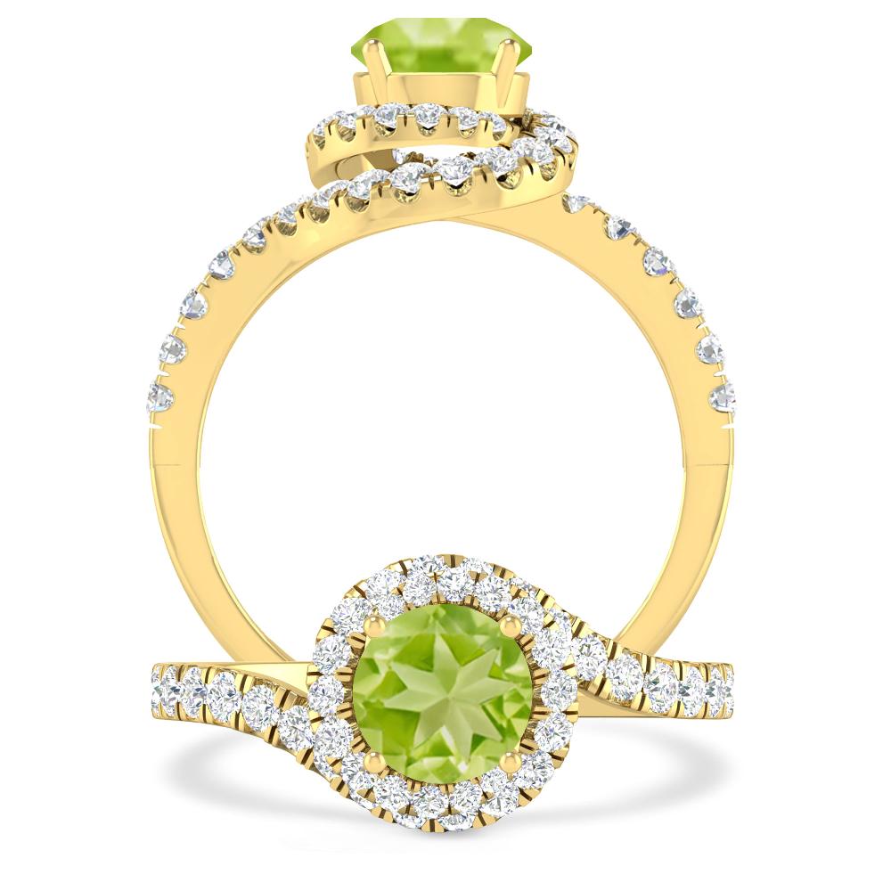 Yellow Gold - Peridot