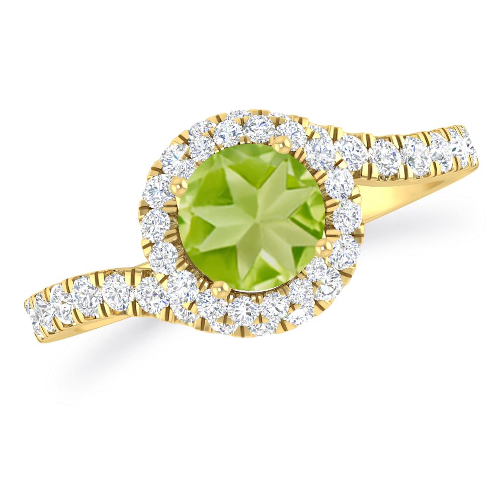 Yellow Gold - Peridot