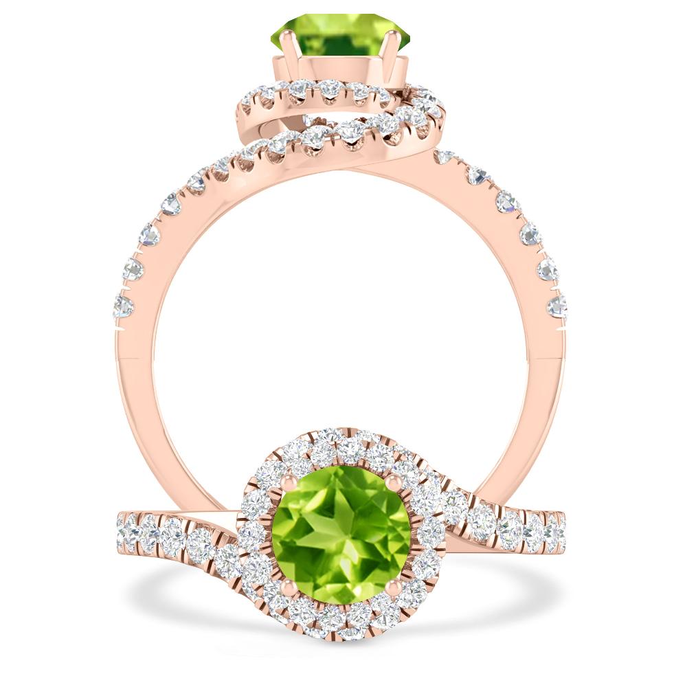 Rose Gold - Peridot