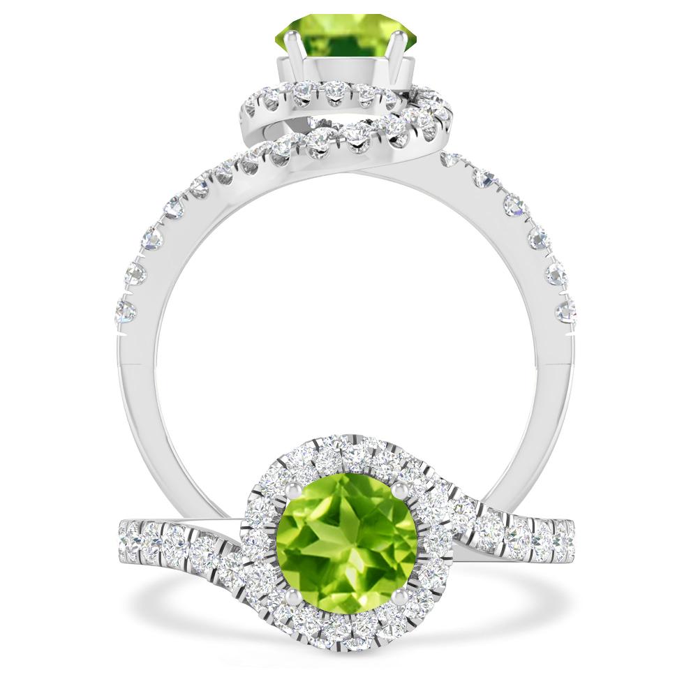 White Gold - Peridot