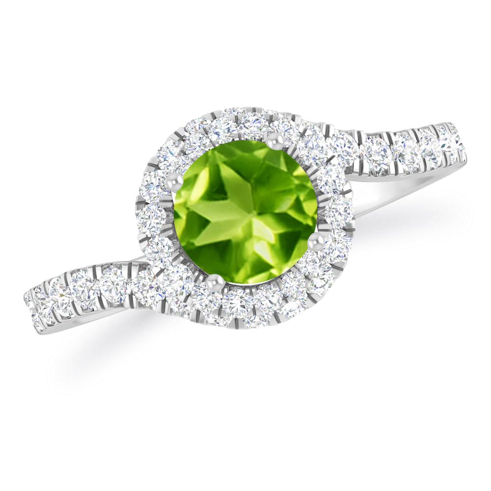 White Gold - Peridot