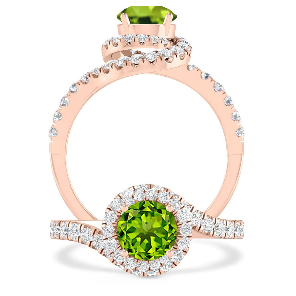 Rose Gold - Peridot