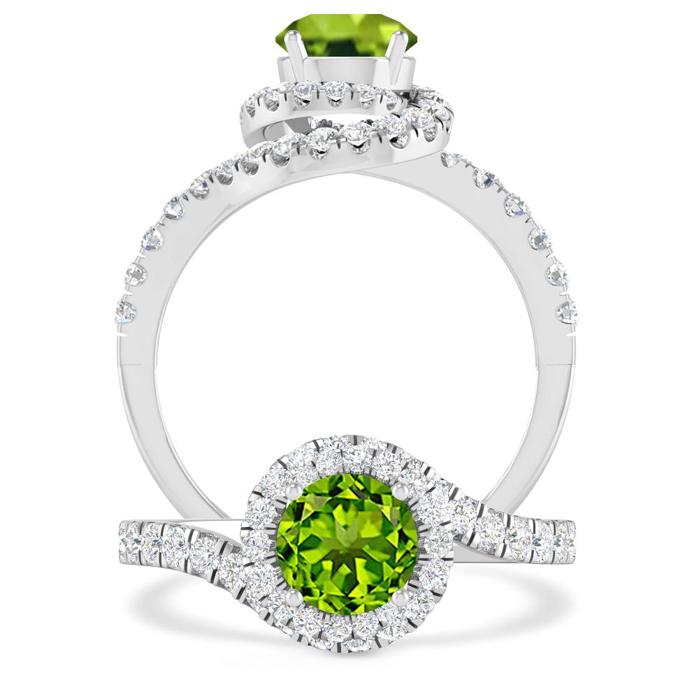 White Gold - Peridot