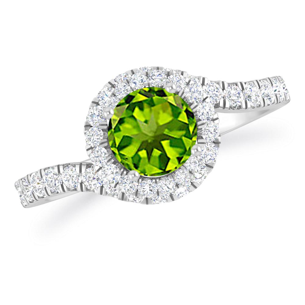 White Gold - Peridot