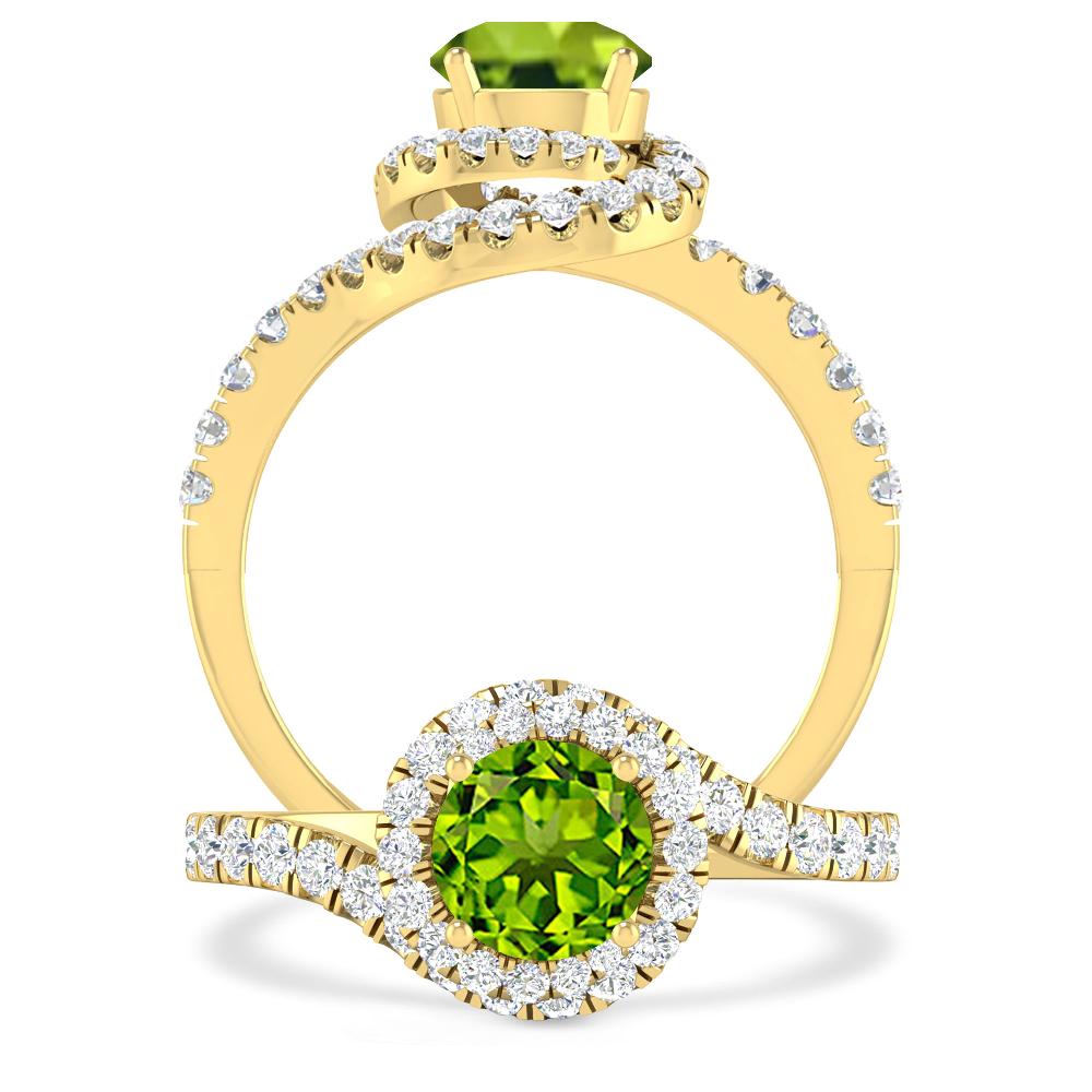 Yellow Gold - Peridot