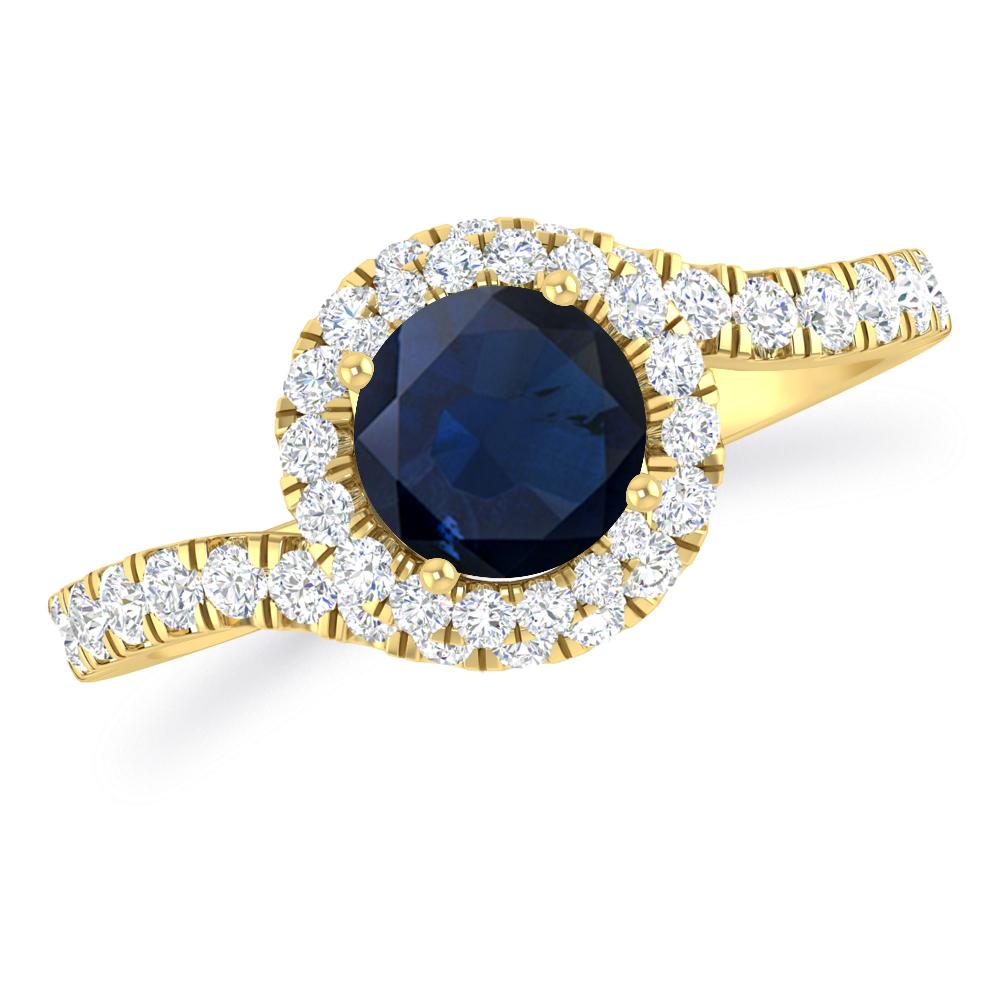 Yellow Gold - Sapphire