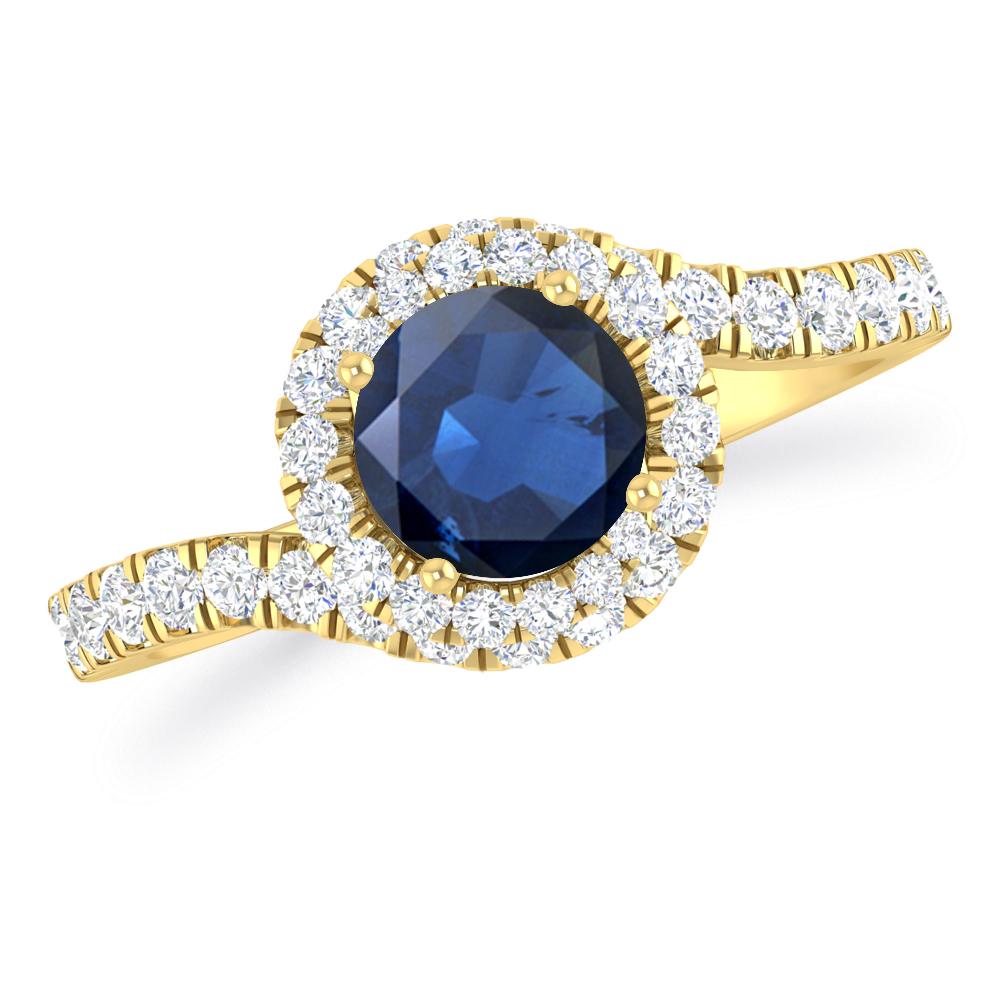 Yellow Gold - Sapphire