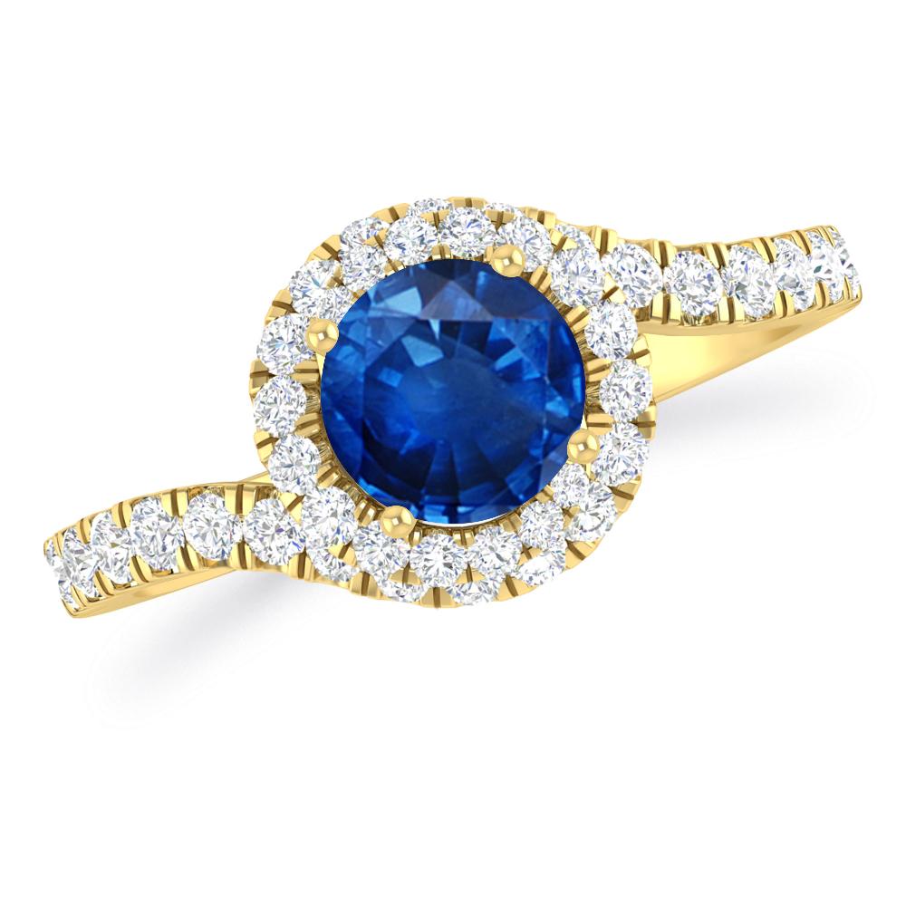 Yellow Gold - Sapphire