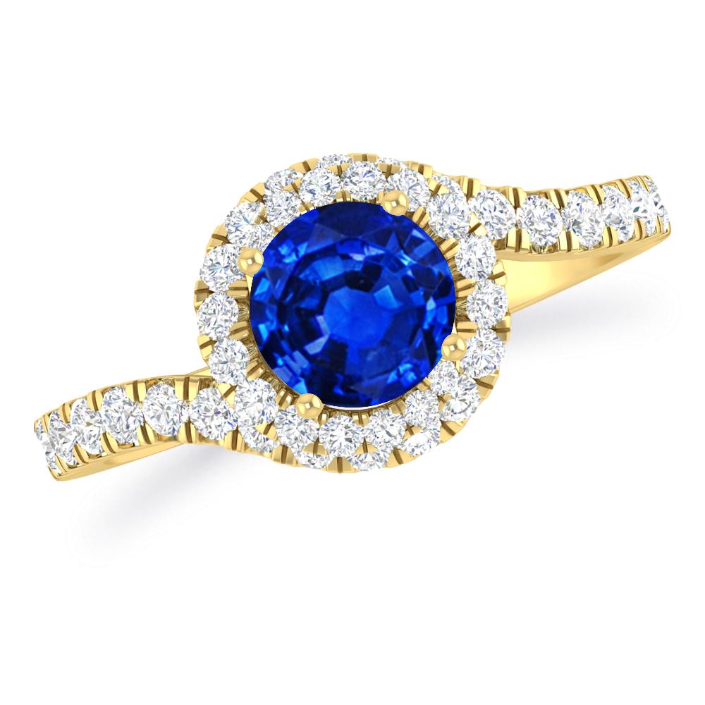 Yellow Gold - Sapphire