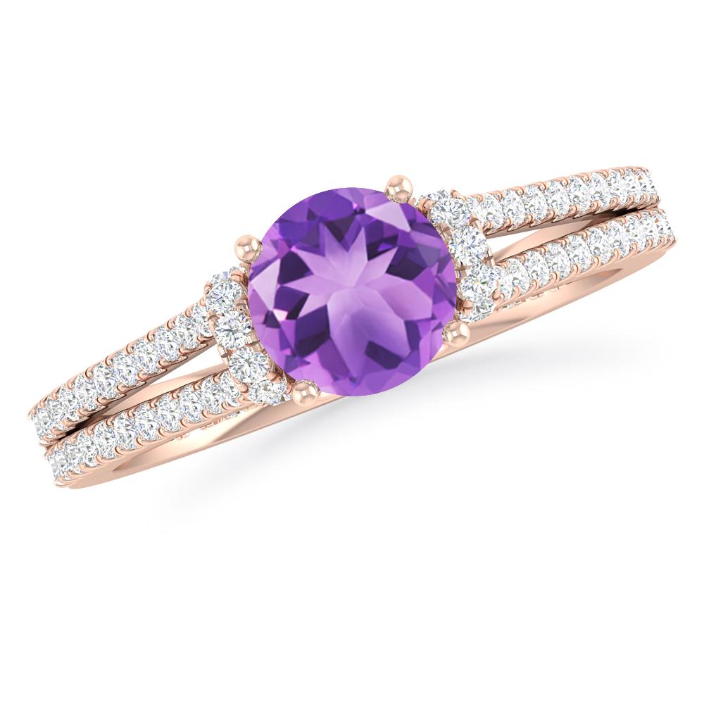 Rose Gold - Amethyst