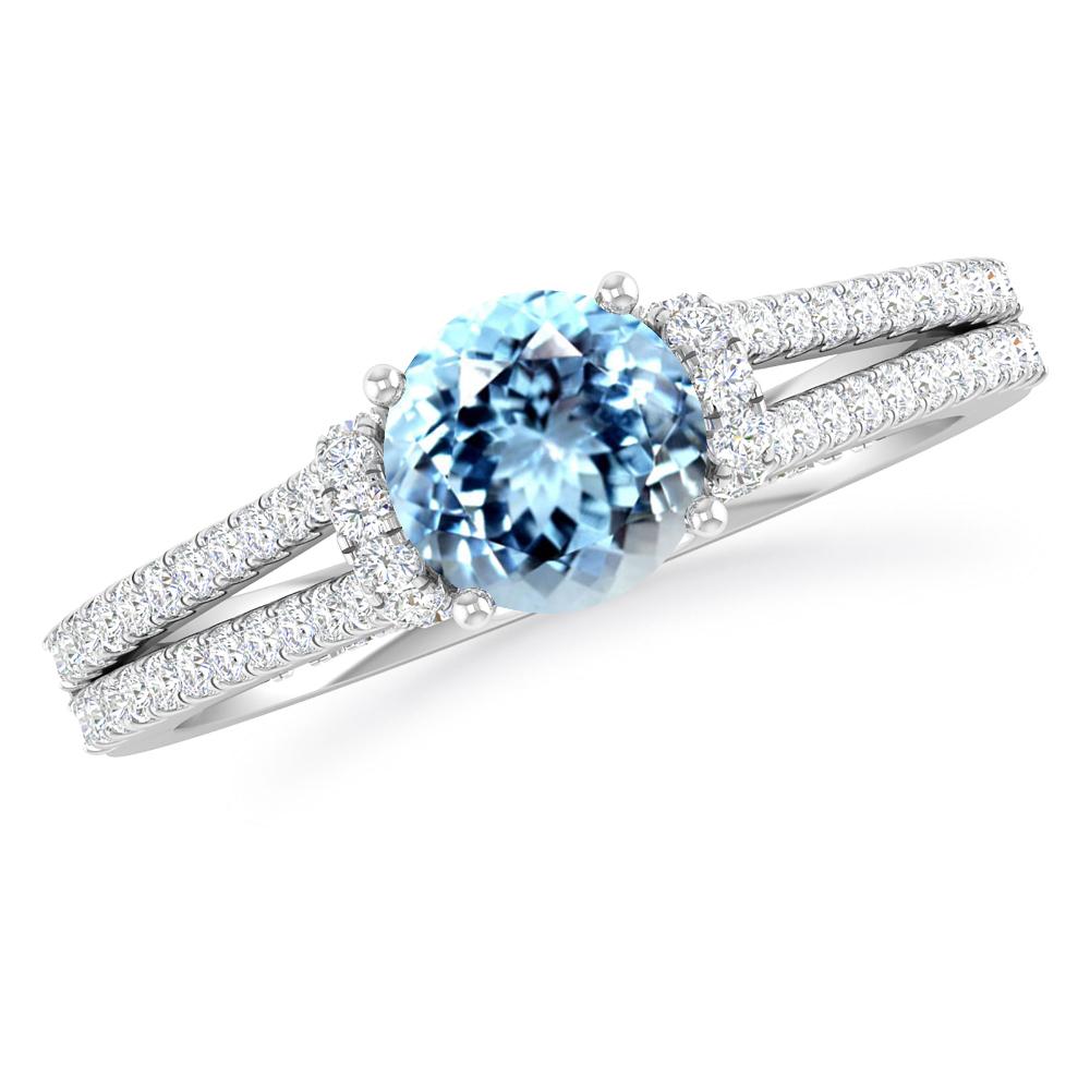 White Gold - Aquamarine