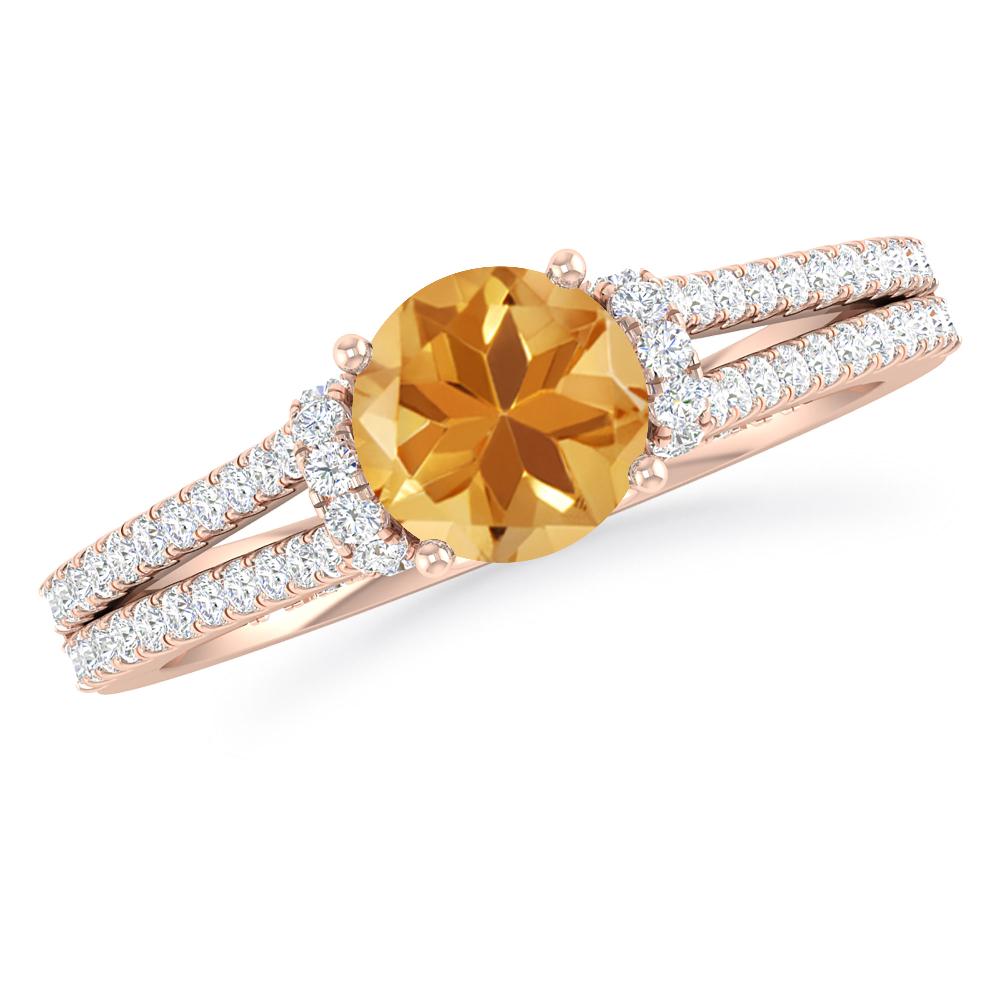 Rose Gold - Citrine