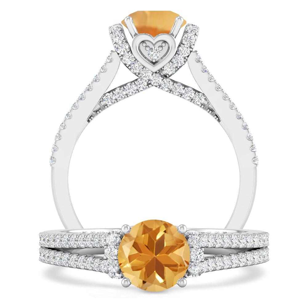 White Gold - Citrine