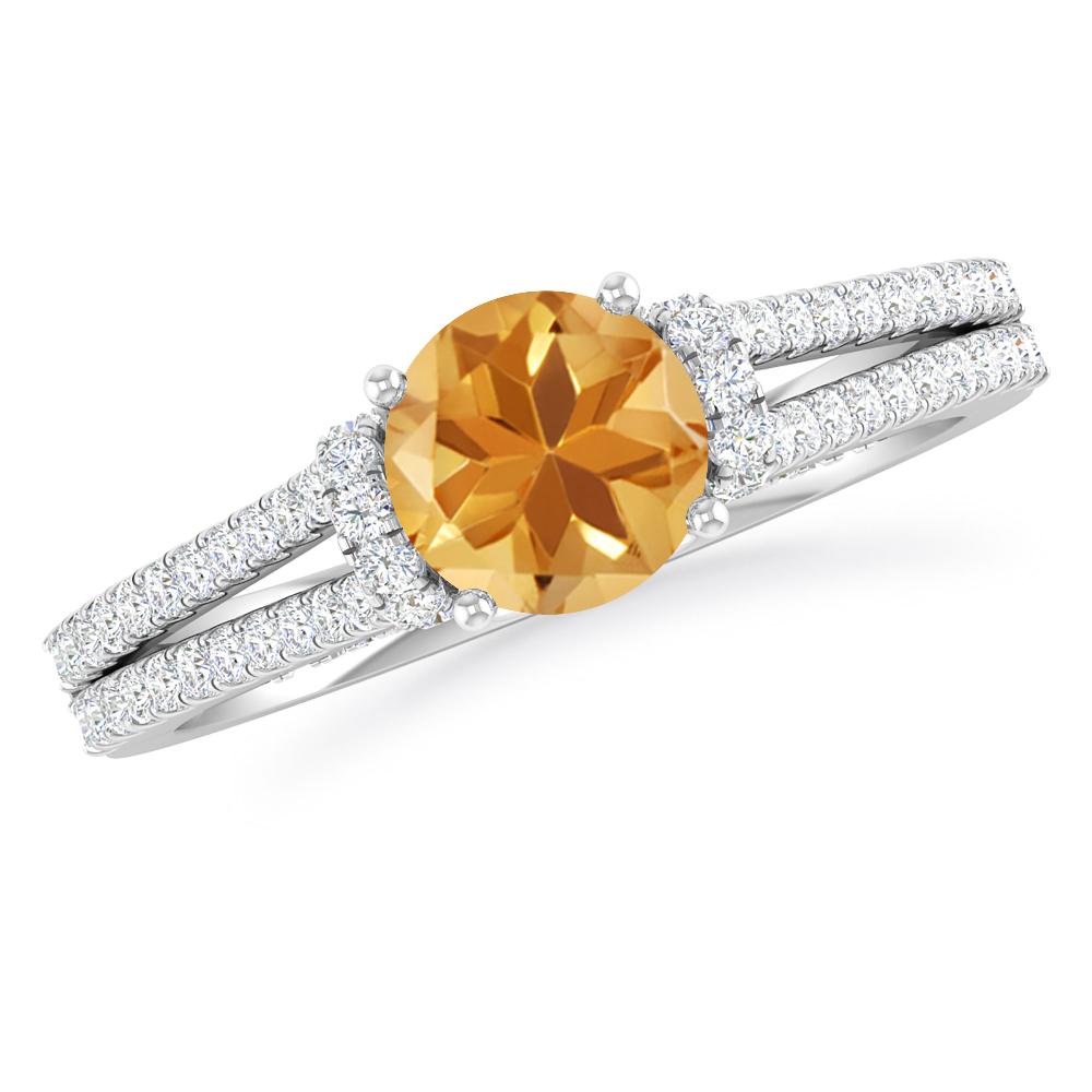 White Gold - Citrine