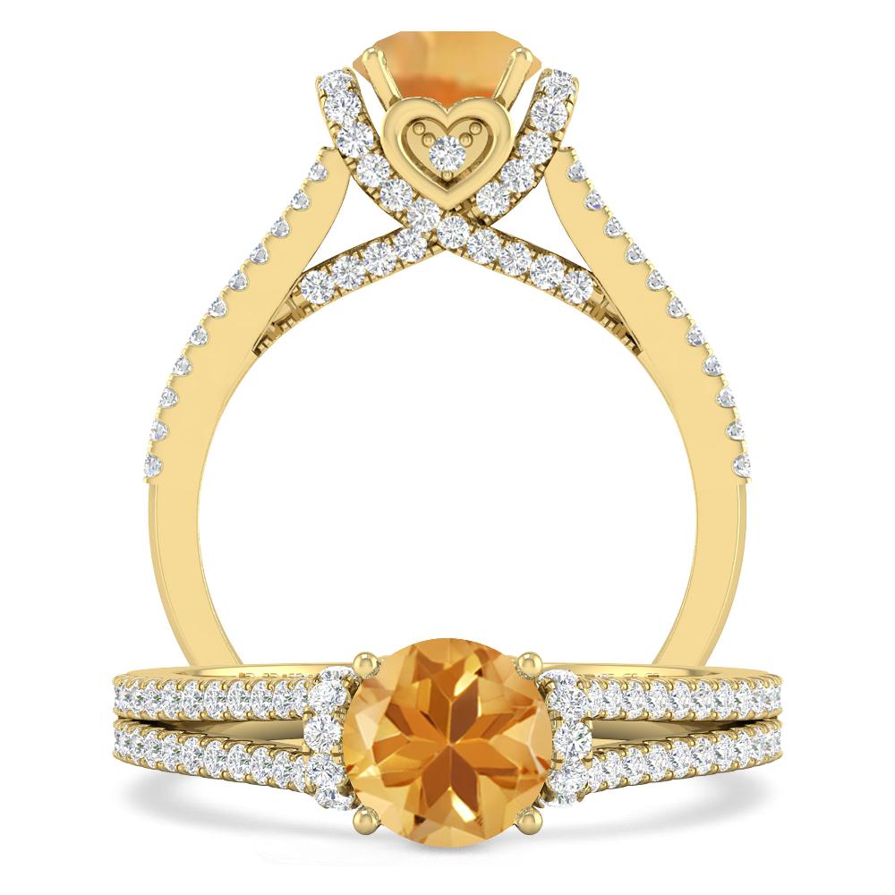 Yellow Gold - Citrine