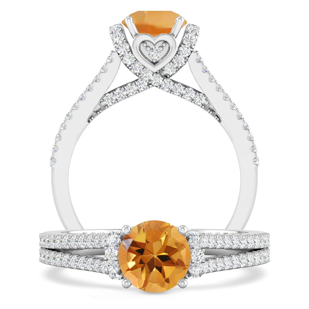 White Gold - Citrine