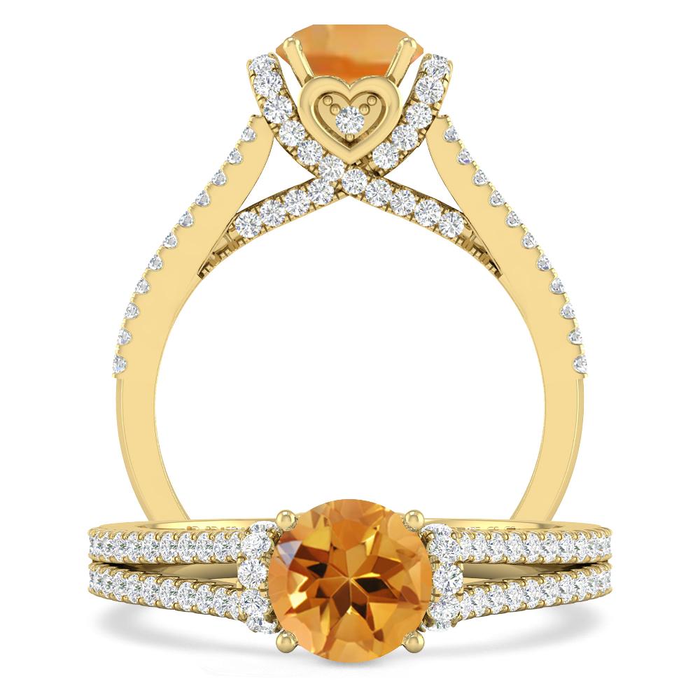 Yellow Gold - Citrine