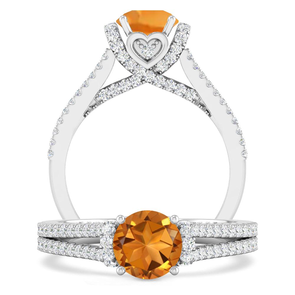 White Gold - Citrine