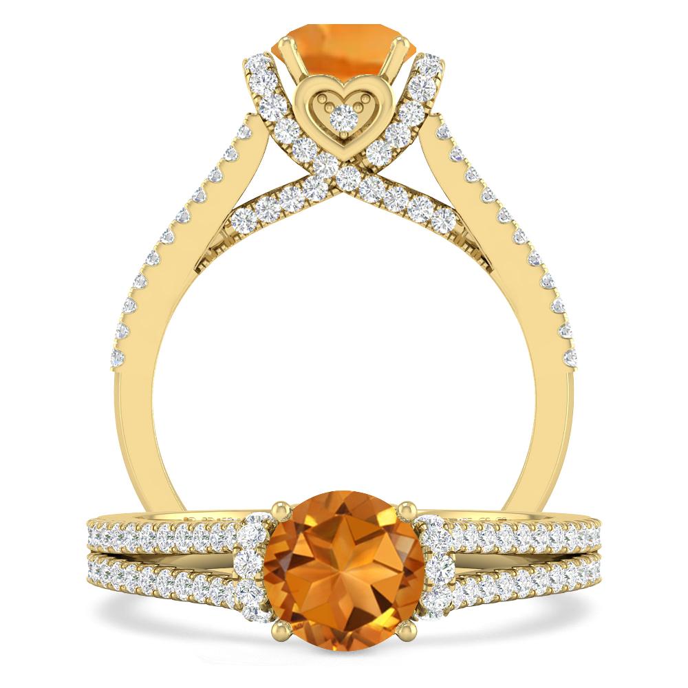 Yellow Gold - Citrine