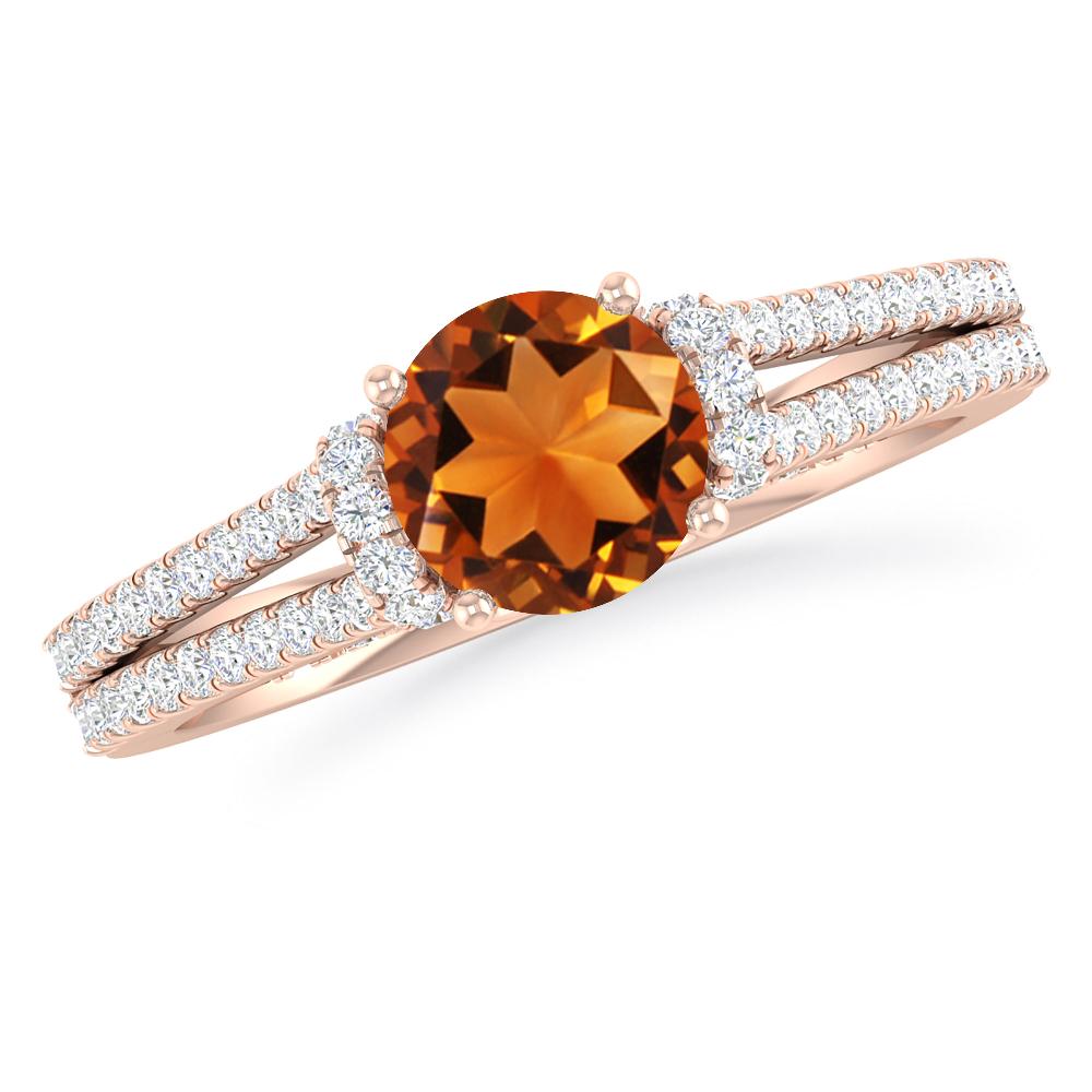 Rose Gold - Citrine