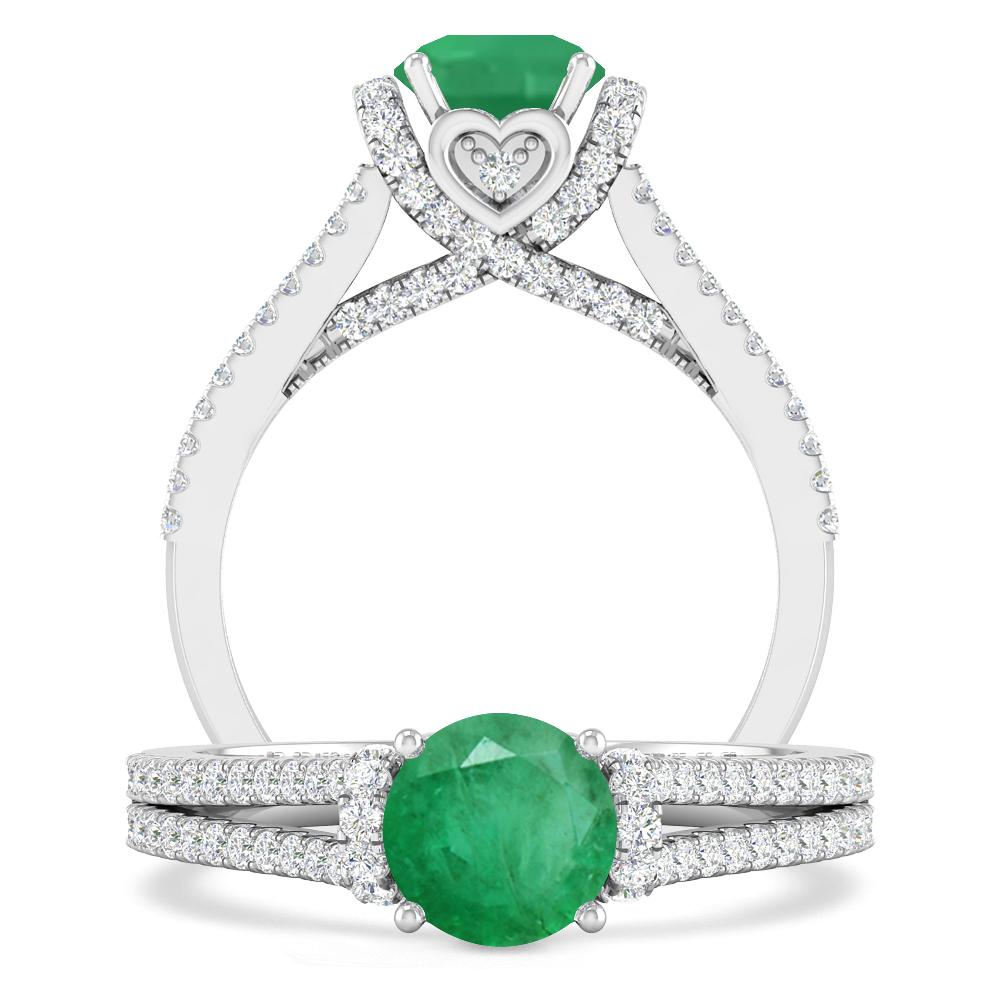 White Gold - Emerald