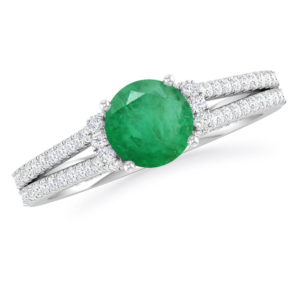 White Gold - Emerald