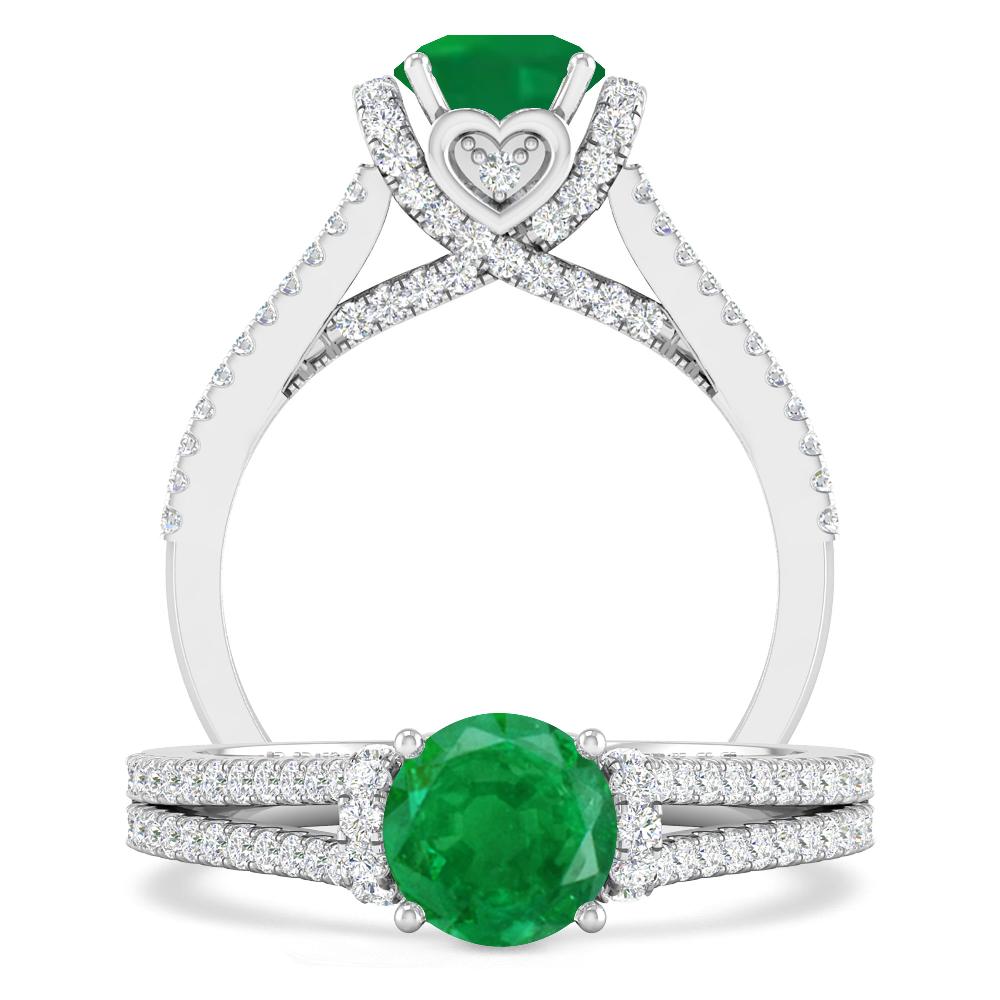 White Gold - Emerald