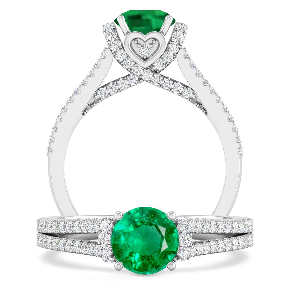 White Gold - Emerald