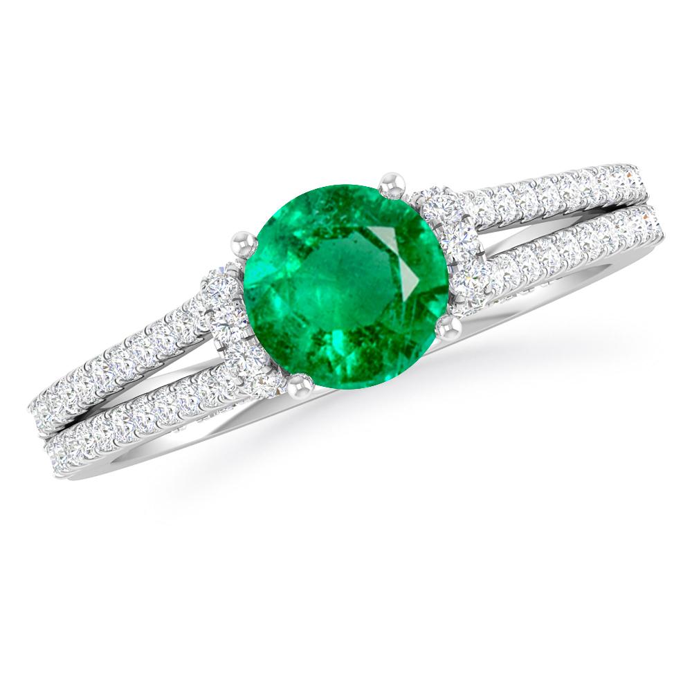 White Gold - Emerald