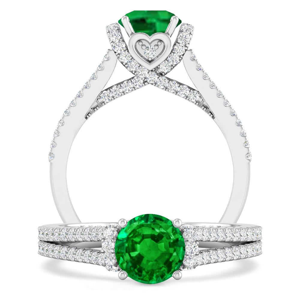 White Gold - Emerald