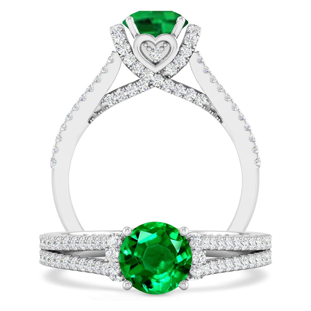 White Gold - Emerald