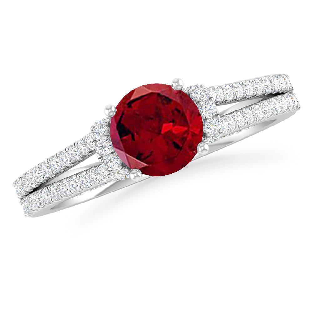 White Gold - Garnet