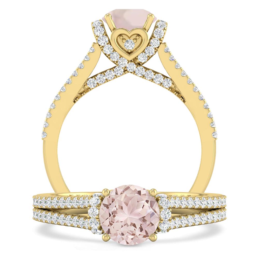 Yellow Gold - Morganite