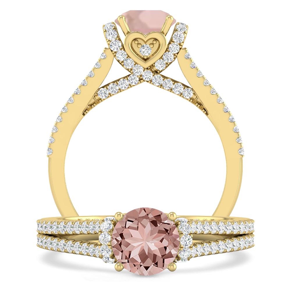 Yellow Gold - Morganite