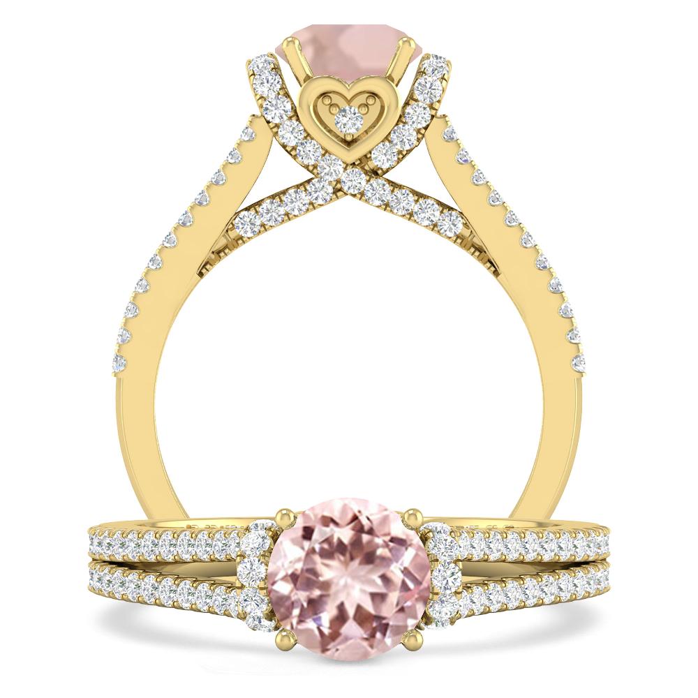 Yellow Gold - Morganite