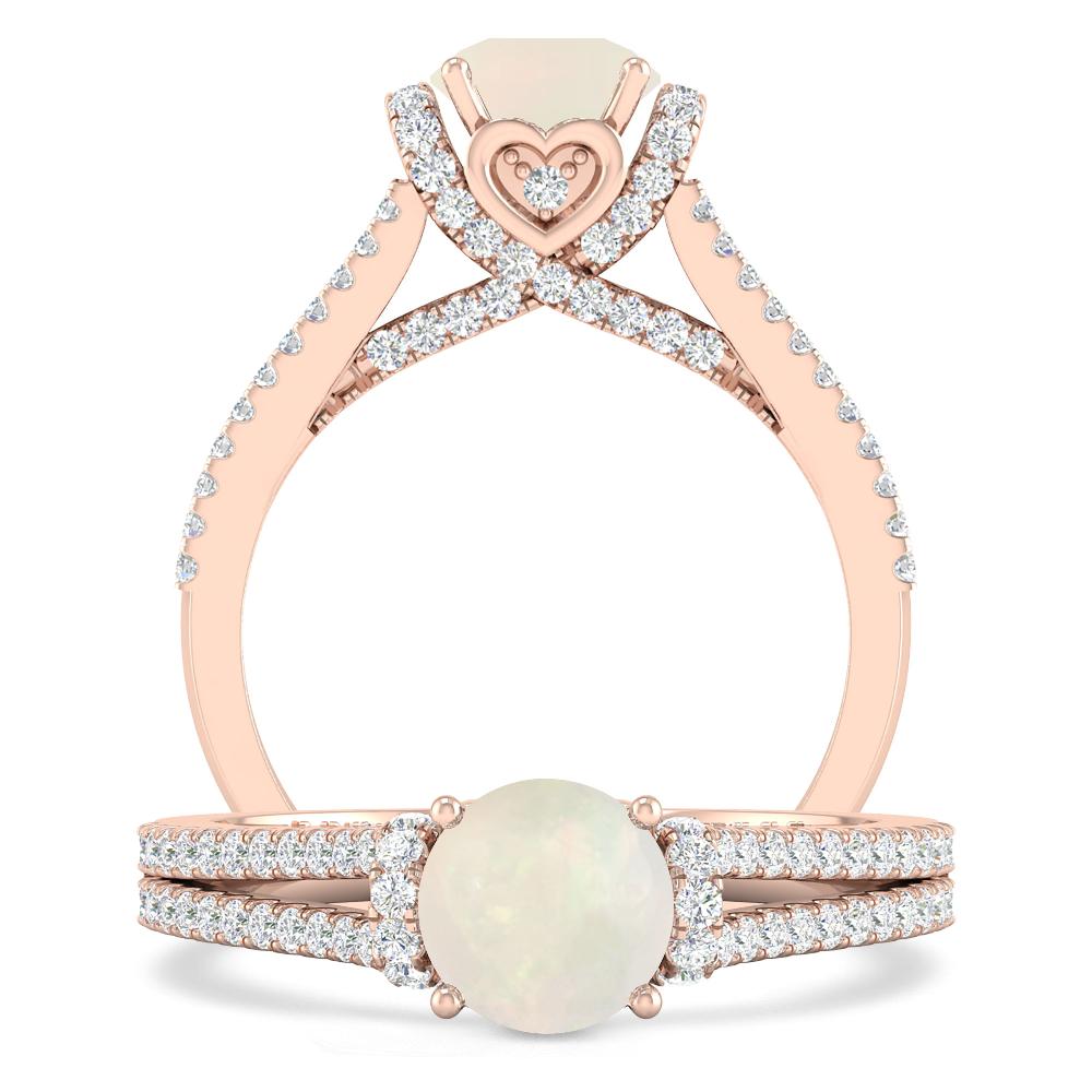 Rose Gold - Opal