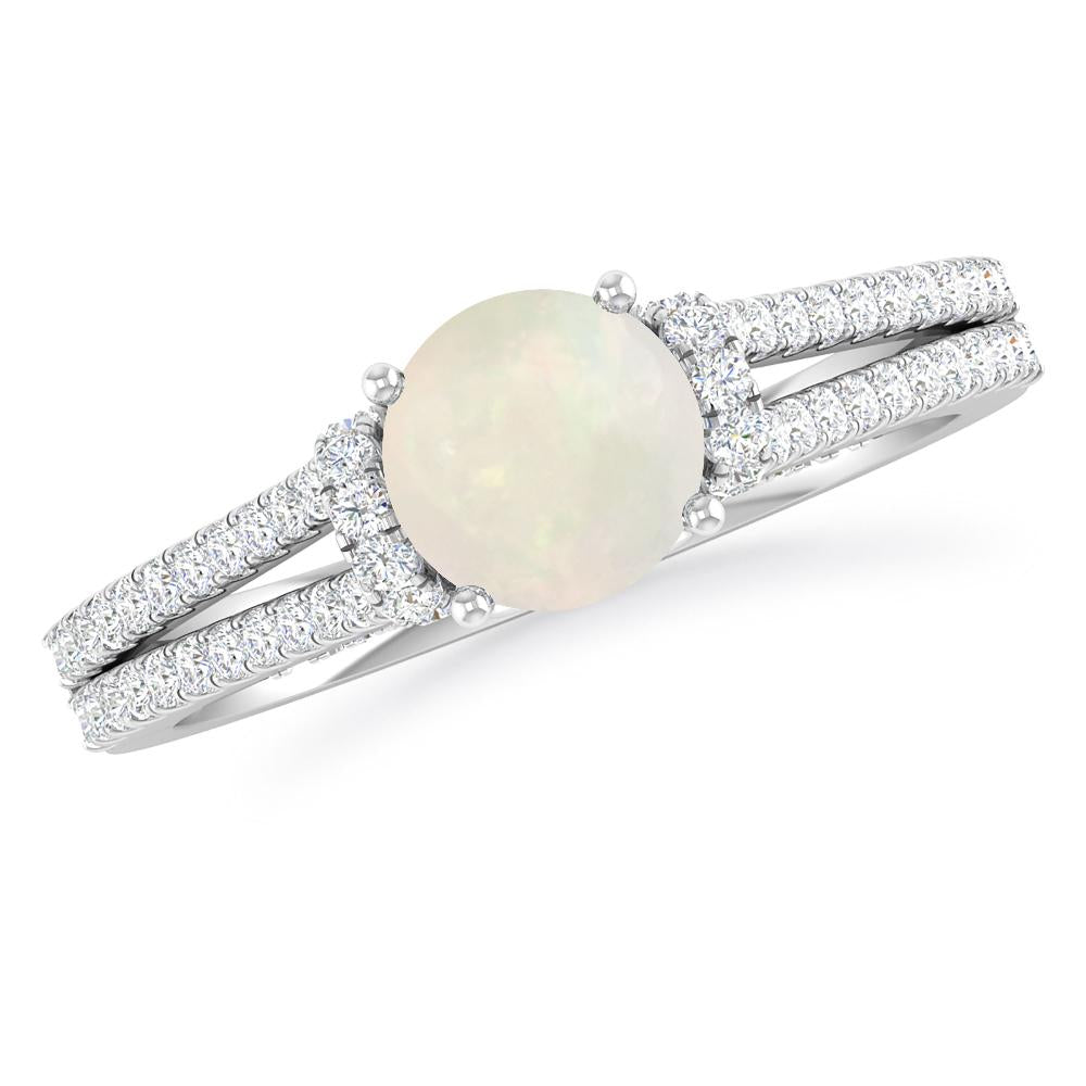 White Gold - Opal