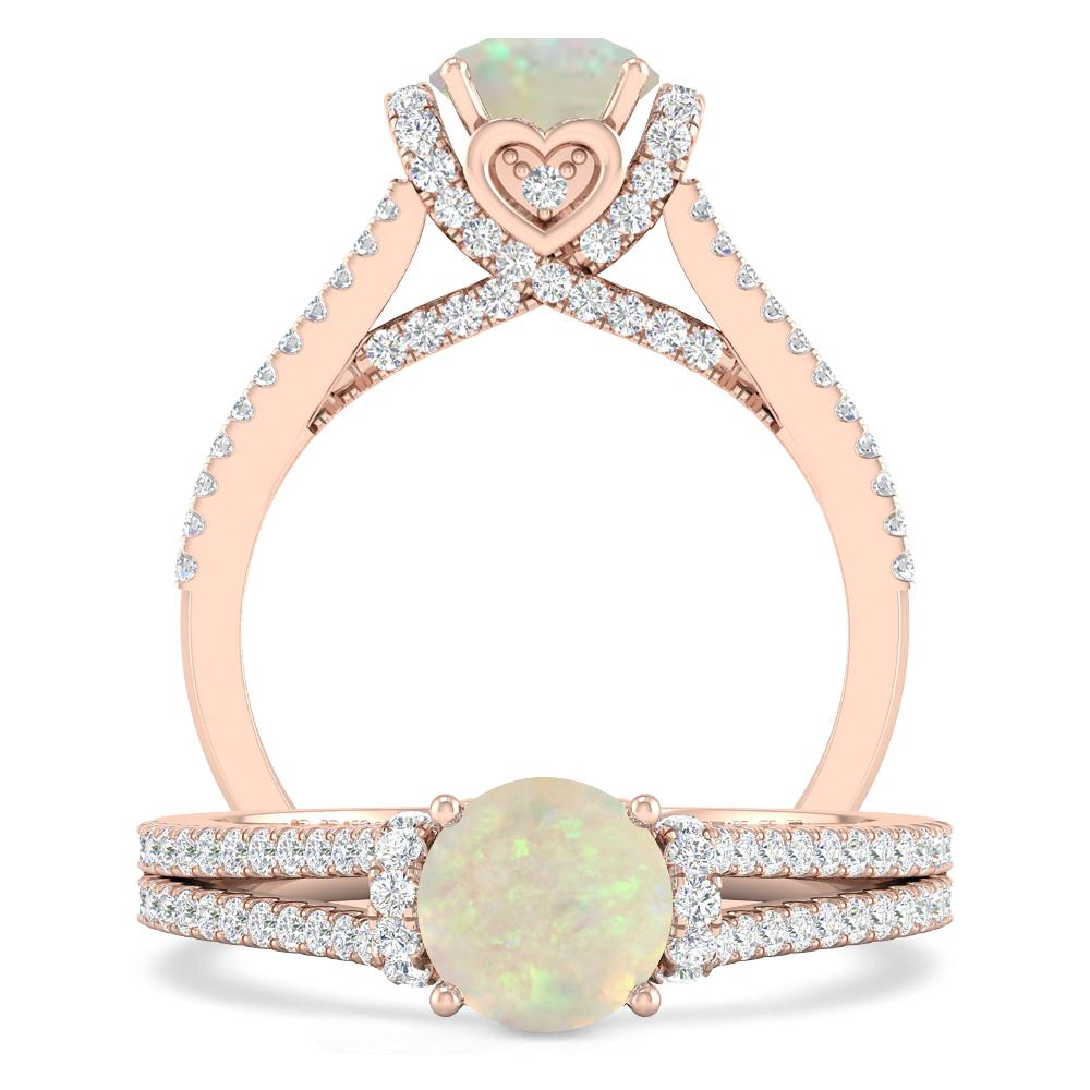 Rose Gold - Opal