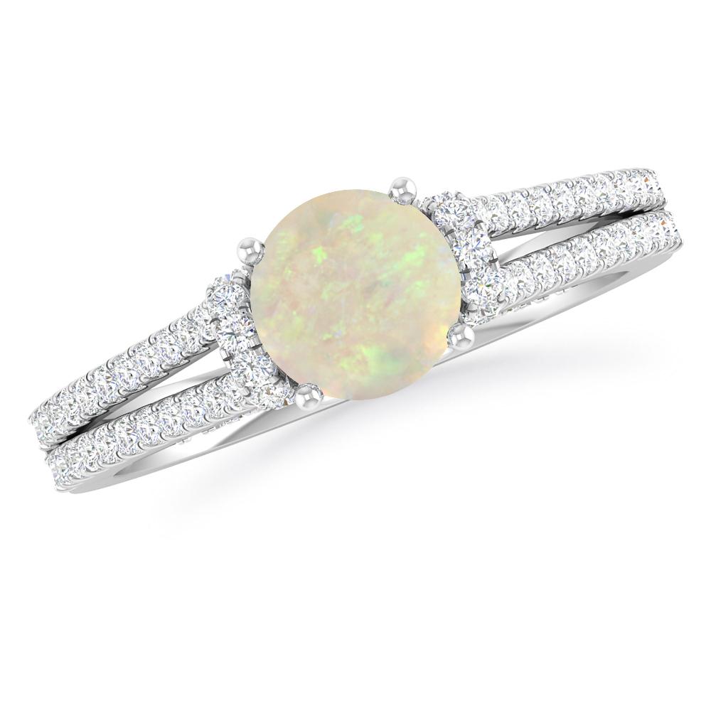 White Gold - Opal