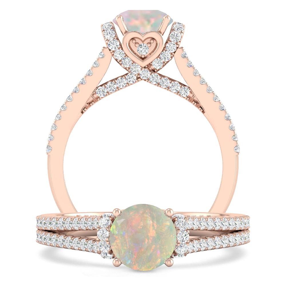 Rose Gold - Opal