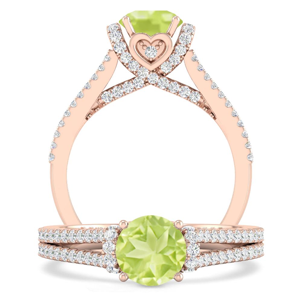 Rose Gold - Peridot