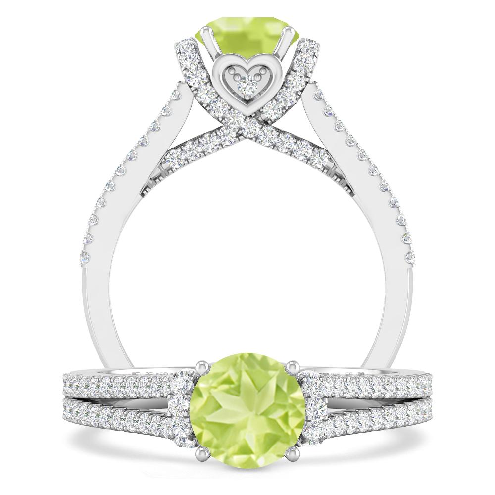 White Gold - Peridot