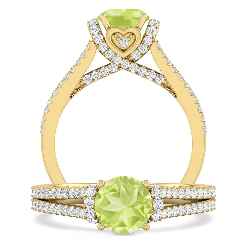 Yellow Gold - Peridot