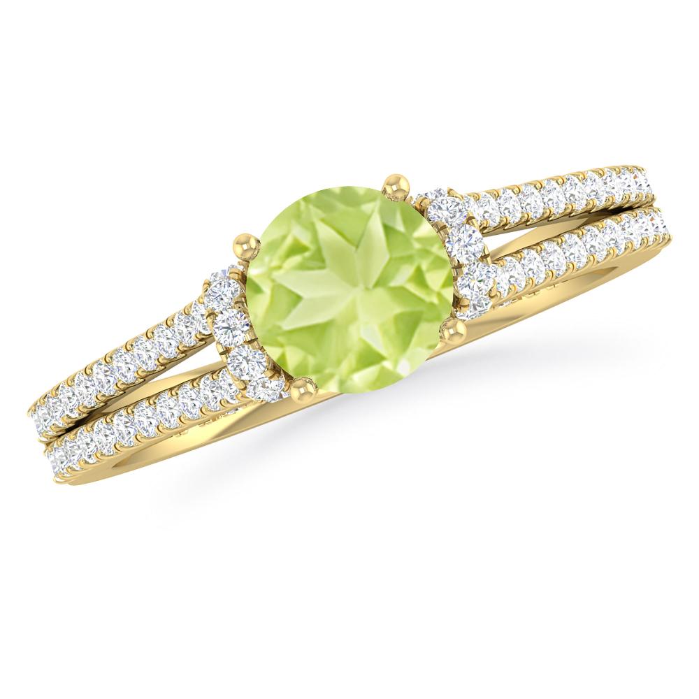 Yellow Gold - Peridot