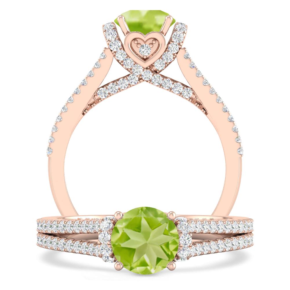 Rose Gold - Peridot