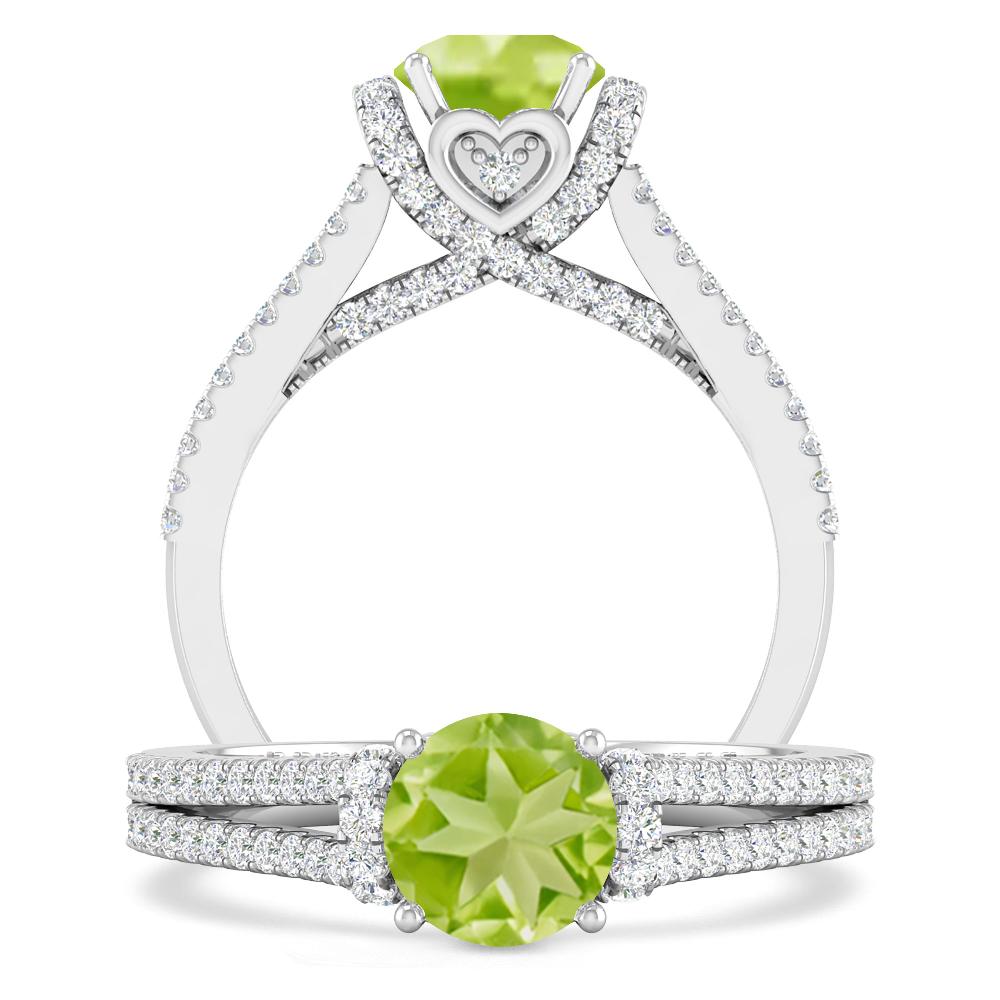 White Gold - Peridot