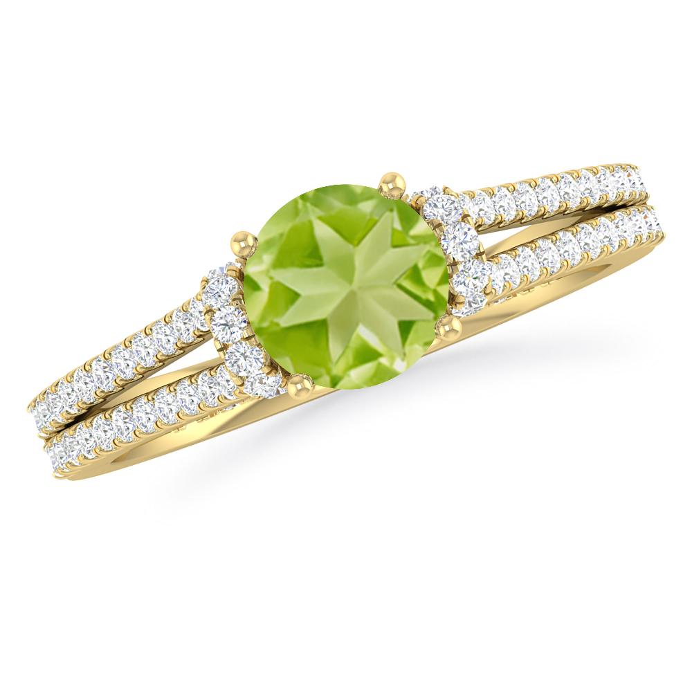 Yellow Gold - Peridot