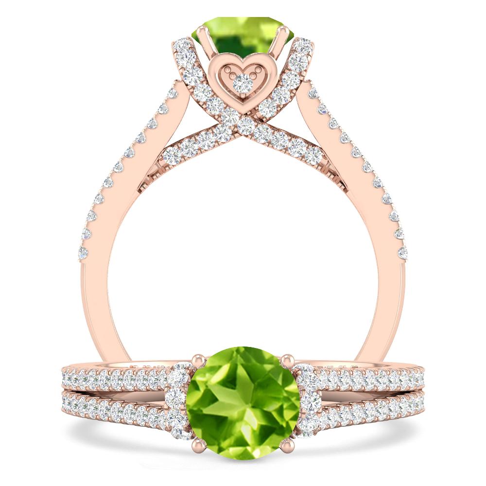 Rose Gold - Peridot